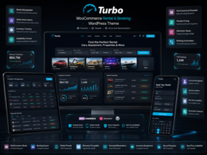Turbo – WooCommerce Rental & Booking WordPress Theme