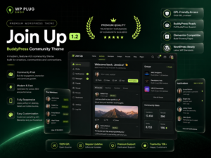 Join Up Theme- BuddyPress Community Theme 1.2
