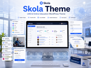 Skola Theme – LMS Online Courses WordPress Theme for Education Platforms
