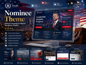 Nominee Theme – Political WordPress Theme for Candidates & Political Leaders