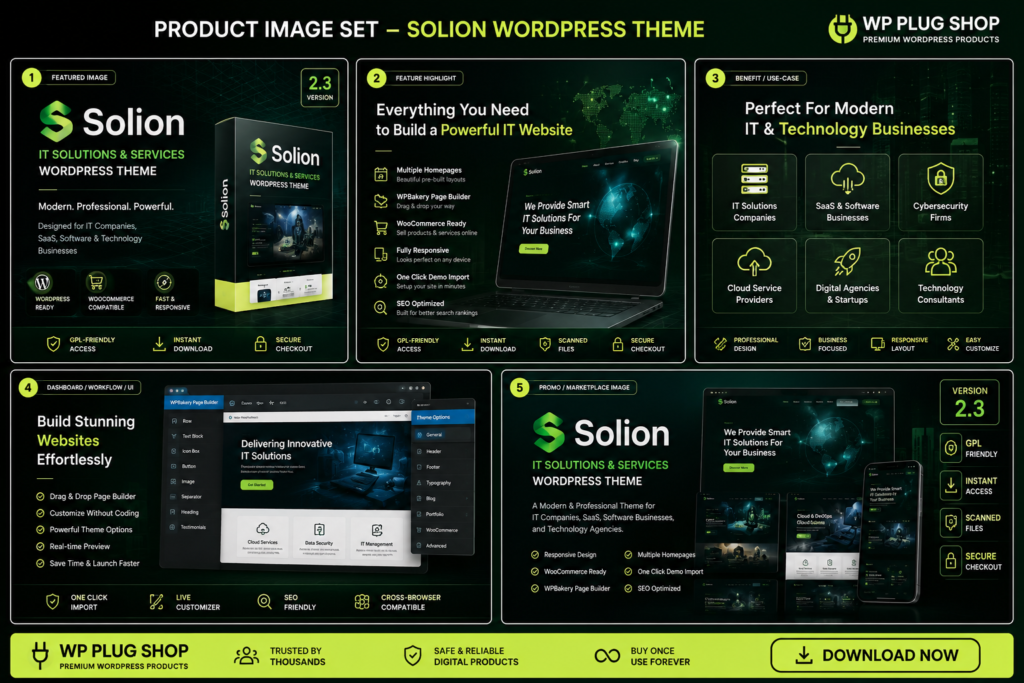 Solion – IT Solutions & Services WordPress Theme