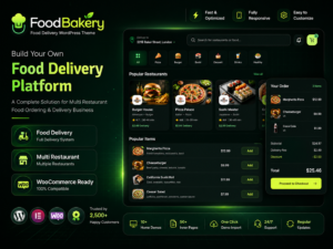 FoodBakery Delivery Restaurant Directory WordPress Theme for Food Ordering & Marketplace