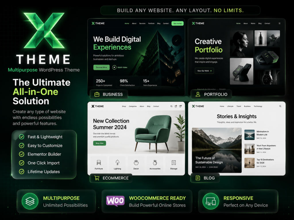 X Theme Multipurpose WordPress Theme for Business, WooCommerce & Websites