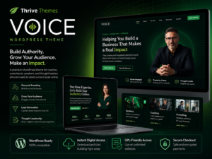 Thrive Themes Voice WordPress Theme – Personal Branding & Authority Website Theme