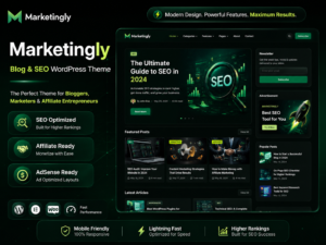 Marketingly – SEO & Affiliate Marketing WordPress Theme (Blog, Magazine & AdSense Ready)
