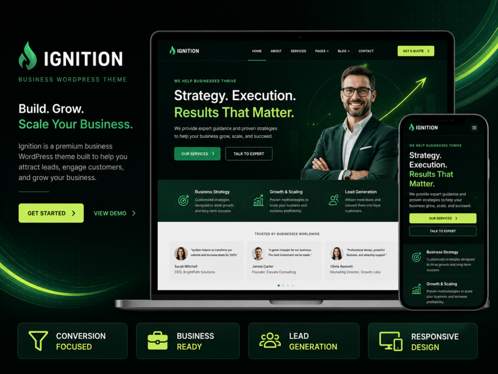 Thrive Themes Ignition – Conversion Focused Business WordPress Theme