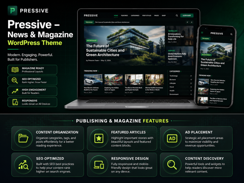Thrive Themes Pressive – News & Magazine WordPress Theme