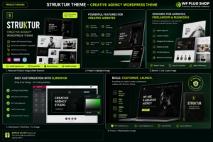 Struktur Theme – Creative Agency WordPress Theme for Elementor & WooCommerce