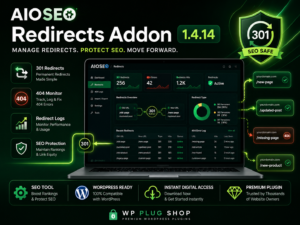 AIOSEO Redirects Addon 1.4.14 – WordPress Redirect Manager Plugin