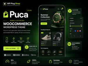 Puca Theme v2.6.42 – Optimized Mobile WooCommerce WordPress Theme for High-Converting Online Stores