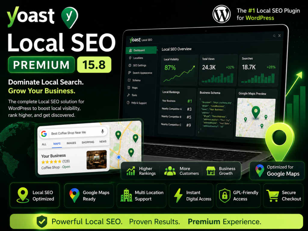 Yoast Local SEO Premium 15.8 – Advanced Local SEO Plugin