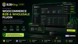 B2BKing v5.5.80 – Ultimate WooCommerce B2B & Wholesale Pricing Plugin