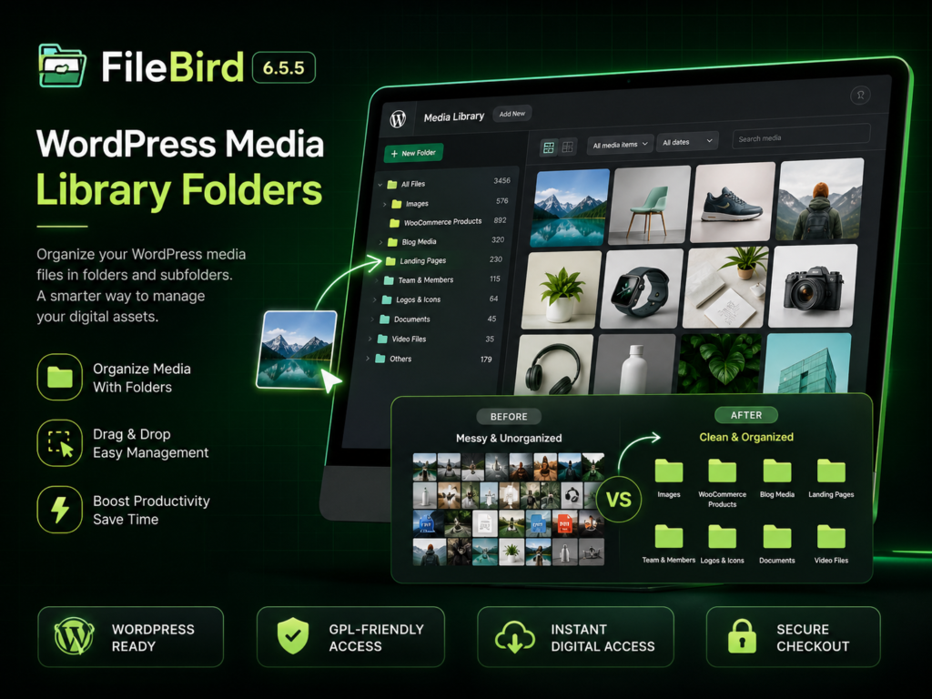 FileBird 6.5.5 – WordPress Media Library Folders & File Manager Plugin