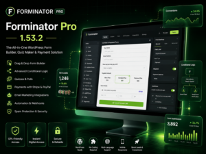 Forminator Pro 1.53.2 – Advanced WordPress Form, Quiz & Payment Builder Plugin