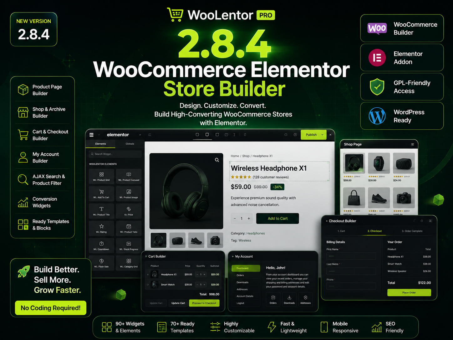 WooLentor Pro 2.8.4 – WooCommerce Elementor Addons & Store Builder