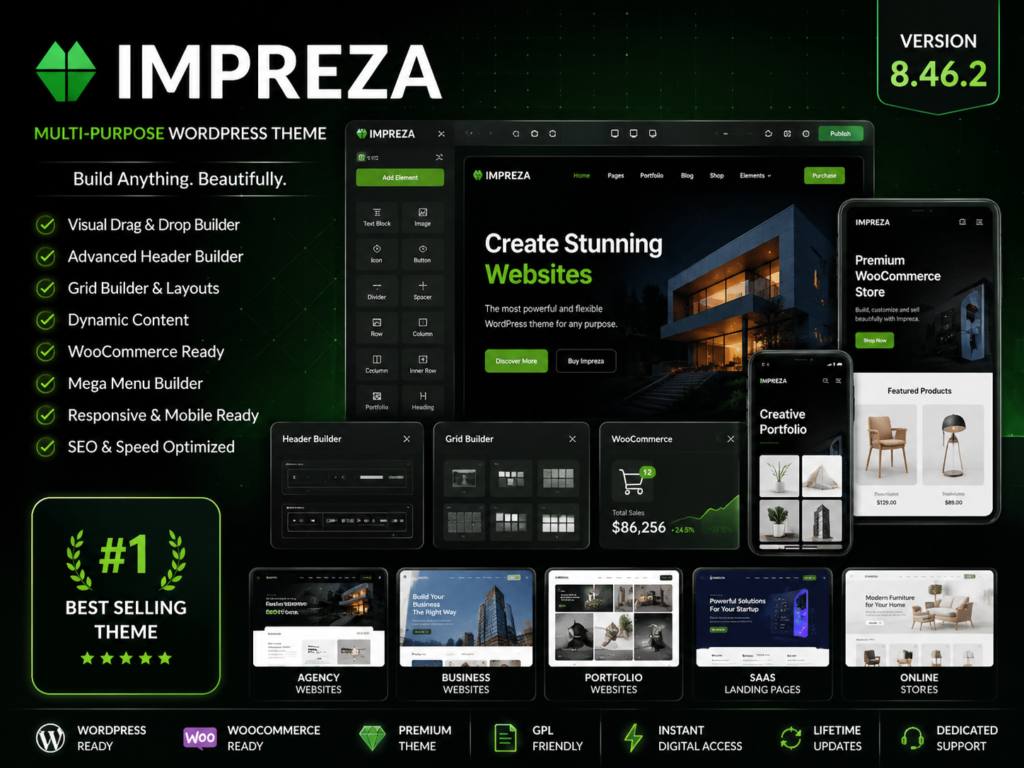 Impreza Multi-Purpose WordPress Theme 8.46.2