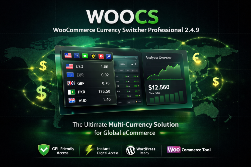 WOOCS – WooCommerce Currency Switcher Professional 2.4.9
