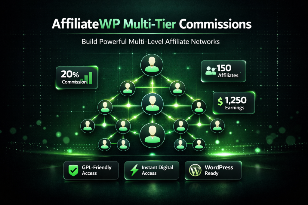 AffiliateWP Multi-Tier Commissions Addon 1.4.7 – Multi-Level Affiliate Rewards for WordPress