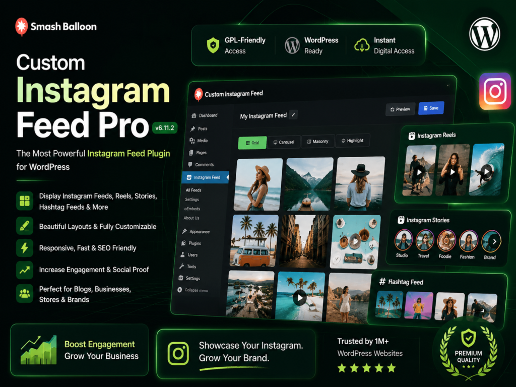 Custom Instagram Feed Pro By Smash Balloon 6.11.2 – Instagram Feed Plugin for WordPress