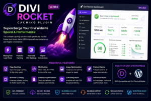 Divi Rocket Caching Plugin 1.0.50 – Advanced Speed Optimization for Divi Websites