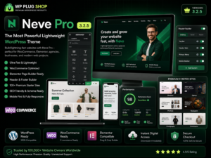 Neve Pro 3.2.5 – Premium Lightweight WordPress Theme for WooCommerce & Elementor
