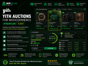 YITH Auctions for WooCommerce Premium 4.23.0 – WooCommerce Auction & Bidding Plugin