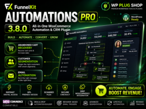 FunnelKit Automations Pro 3.8.0 – WooCommerce CRM, Email & Marketing Automation Plugin