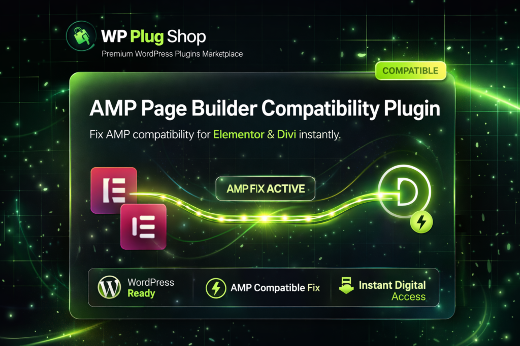 AMP Page Builder Compatibility Plugin for WordPress (Elementor & Divi Support Fix)