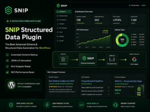 SNIP Structured Data Plugin for WordPress – Schema Markup & Rich Snippets SEO Tool