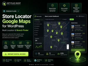 Store Locator Google Maps for WordPress Plugin – Multi Location & Branch Finder