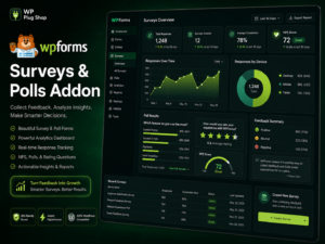 WPForms Surveys and Polls Addon – WordPress Survey Plugin with Real-Time Analytics & Reporting Dashboard
