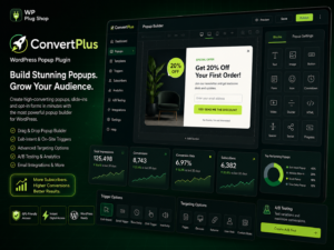 ConvertPlus WordPress Popup Plugin – Exit Intent Lead Generation & Conversion Optimization Tool