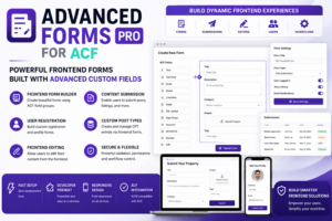 Advanced Forms Pro for ACF – Frontend Form Builder for WordPress