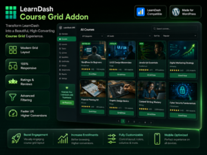 LearnDash Course Grid Addon – Modern LMS Course Catalog & Grid Layout Plugin for WordPress
