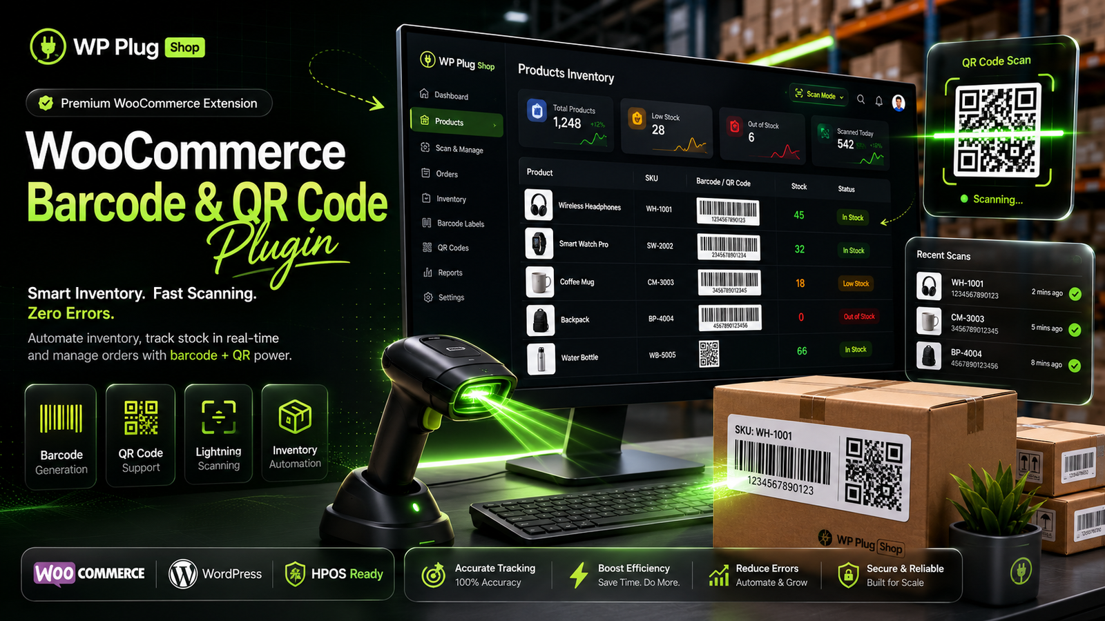 YITH WooCommerce Barcodes & QR Codes Premium – Inventory & Order Automation Plugin