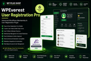 WPEverest User Registration Pro – Advanced WordPress Membership Plugin