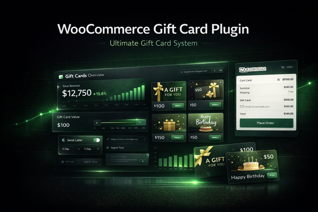 WooCommerce Ultimate Gift Card Plugin – Digital Gift Card & Store Credit System for WooCommerce