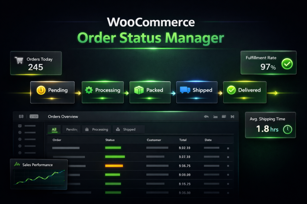 WooCommerce Order Status Manager – Custom Workflow & Order Automation Plugin