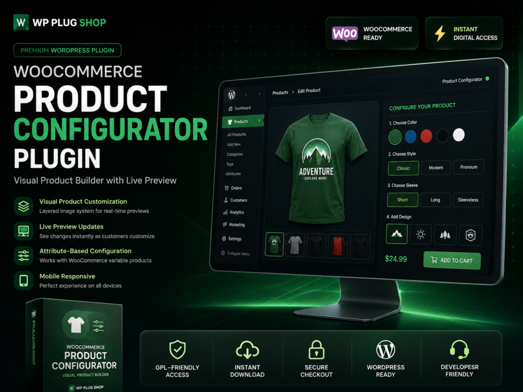 WooCommerce Product Configurator Plugin – Visual Product Builder with Live Preview
