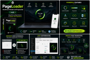 PageLoader 4.6 – WordPress Preloader & Progress Bar Plugin for Professional Loading Screens