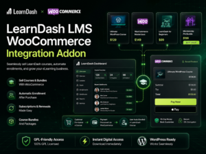 LearnDash LMS WooCommerce Integration Addon for WordPress