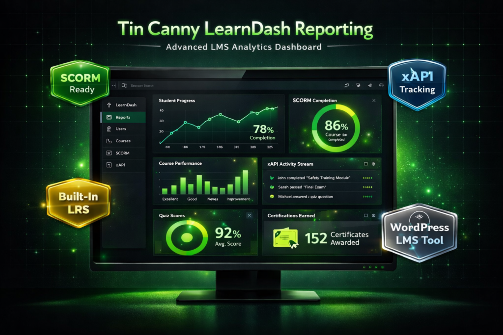 Tin Canny LearnDash Reporting Plugin – Advanced SCORM, xAPI & LMS Analytics for WordPress