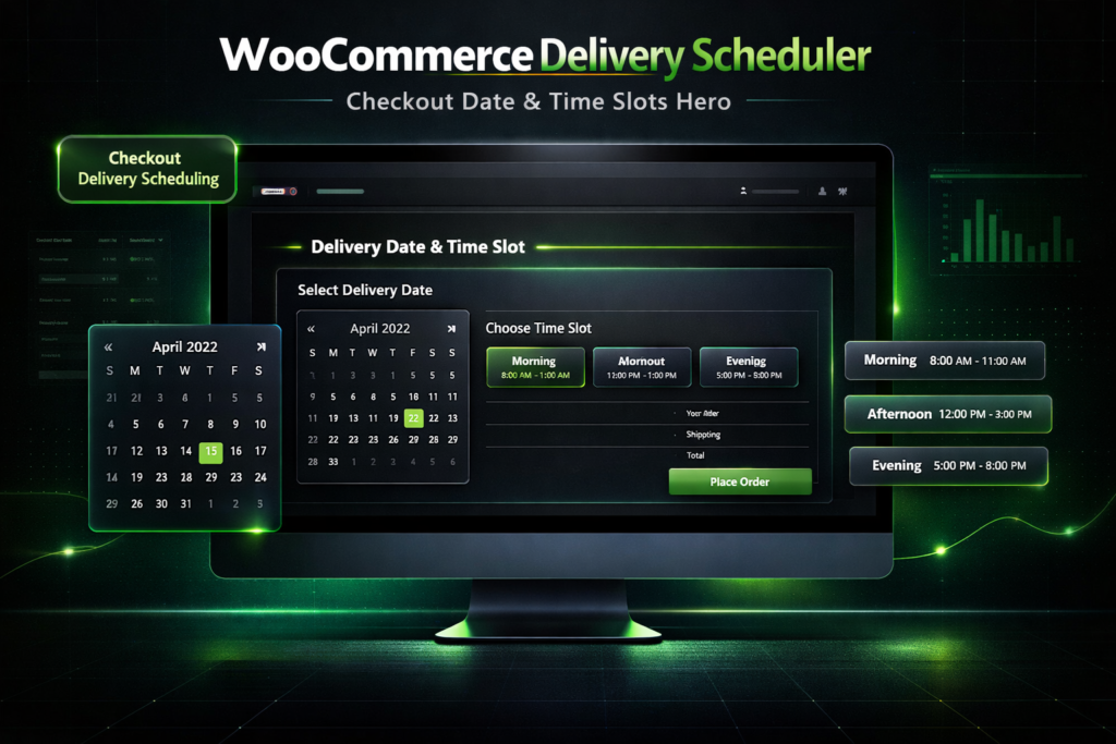 WooCommerce Delivery Date & Time Slots Plugin – Smart Checkout Scheduling System