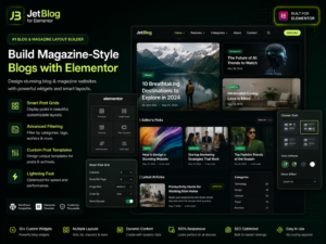 JetBlog Elementor Plugin – Advanced Blog, News & Magazine Layout Builder for WordPress