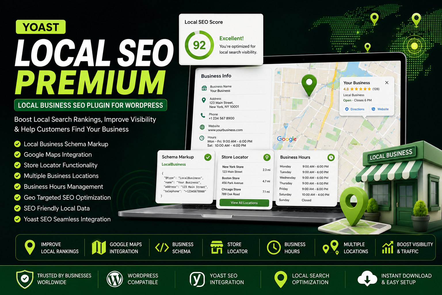 Yoast Local SEO Premium – Local Business SEO Plugin for WordPress