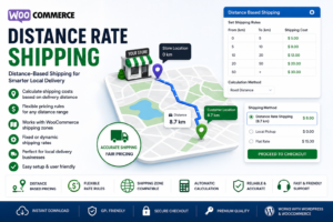 WooCommerce Distance Rate Shipping – Distance-Based Shipping Calculator