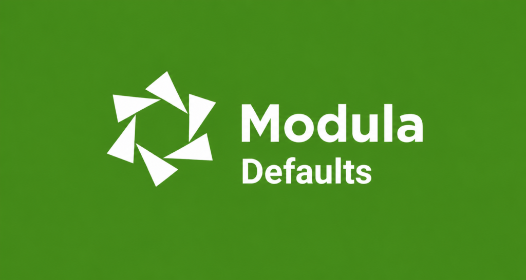 Modula Defaults – WordPress Gallery Preset & Automation Addon for Consistent Design Workflow