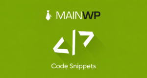 MainWP Code Snippets Extension – Centralized PHP Snippet Management for WordPress Multi-Site Control