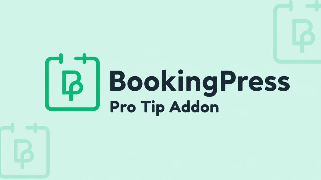 BookingPress Pro Tip Addon 2.1 – Appointment Booking Gratuity Plugin