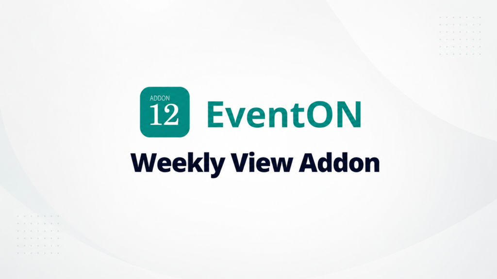 EventON Weekly View Addon 2.1.8 – Weekly Calendar Extension for WordPress